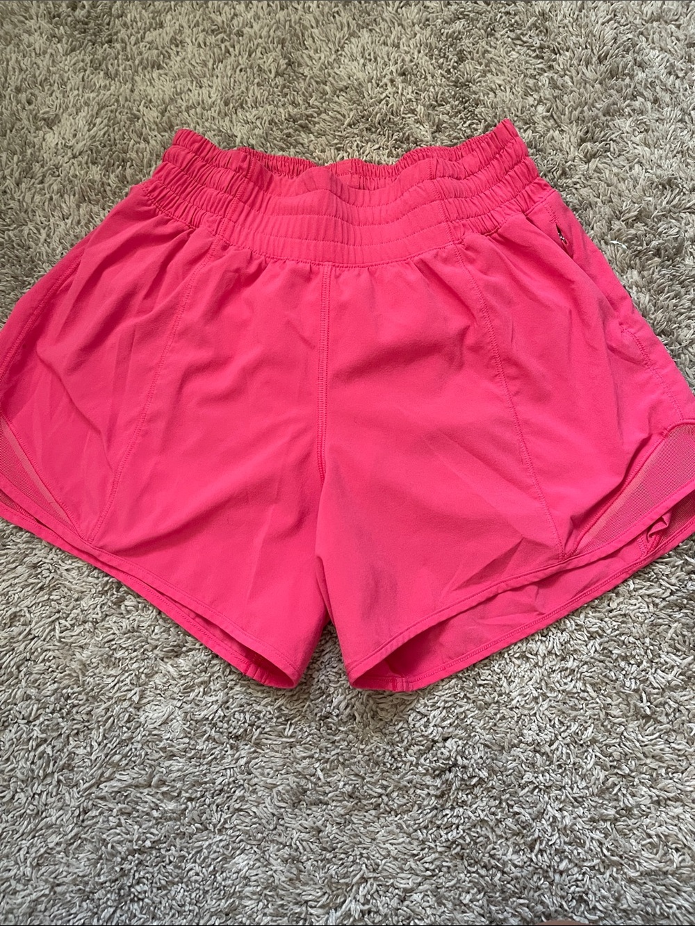Women’s Hot Pink LuLulemon Athletic Shorts - Lightweight Performance
